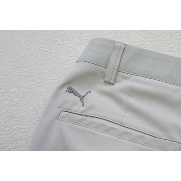 Puma Golf Pants DryCell Gray Flat Athletic Dry Fitting Stretch Mens Sz 30 x 32 - Picture 1 of 8